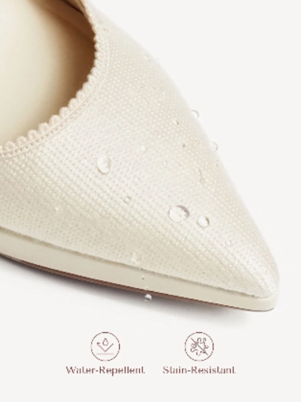 EmbroDance Pointed Toe Platform Heeled Slingback - Picture 6 of 9
